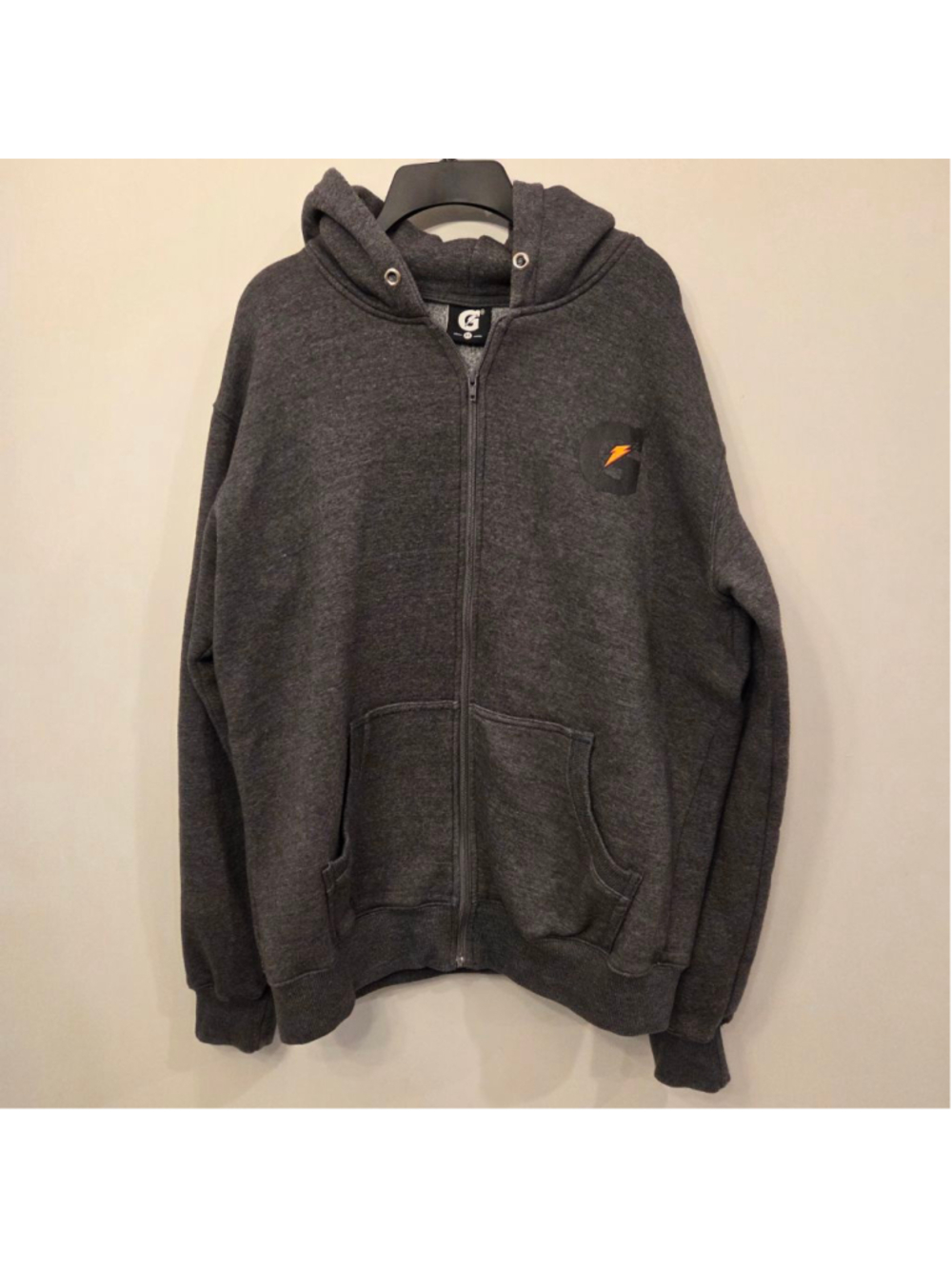 Gatorade men's Gray Full-Zip Hoodie size XL